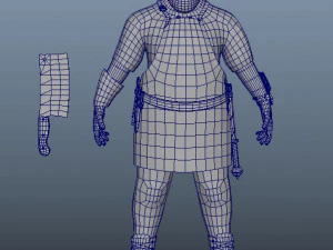 butchercleaverobjfbx4ktextures 3D Model
