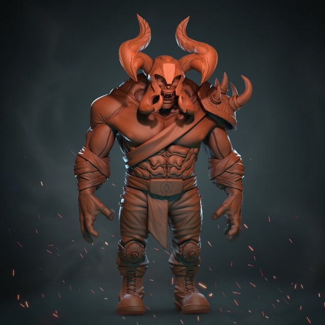 demonlord Modello 3D .c4d .max .obj .3ds .fbx .stl .blend 