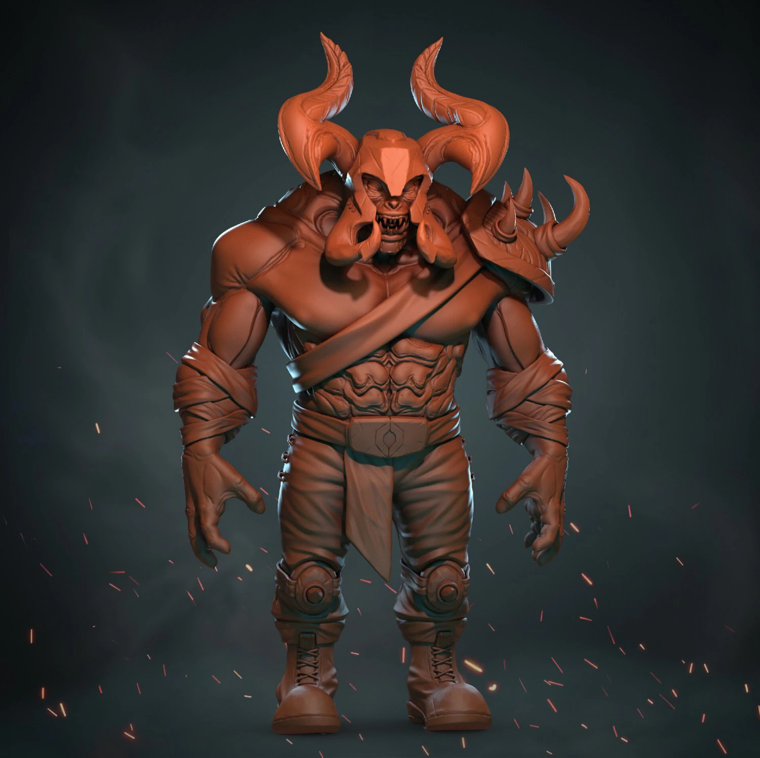 demonlord 3D Модель .c4d .max .obj .3ds .fbx .stl .blend 