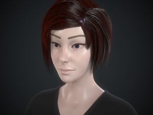 Stylized girl 3D 모델
