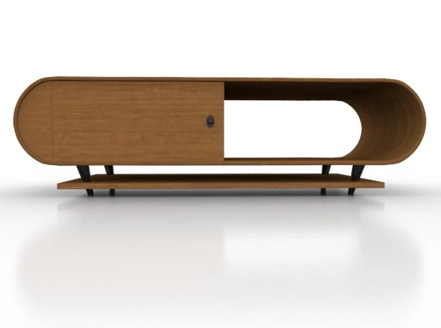 mesa estilo anos 50 Modelo 3D .c4d .max .obj .3ds .fbx .stl .blend