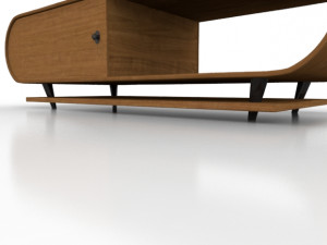 50s style table 3D Model