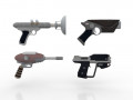 Space Pistols Collection 3D-Modell