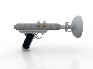 space pistols collection 3D Model