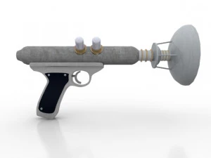 space pistols collection 3D Model