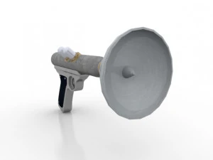 space pistols collection 3D Model