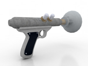 space pistols collection 3D Модель