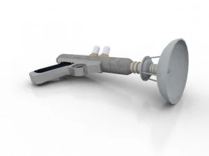 space pistols collection 3D Model