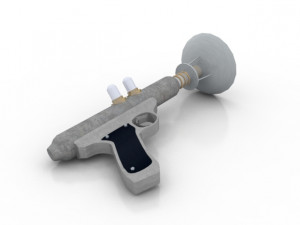 space pistols collection 3D Модель