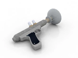 space pistols collection 3D Model
