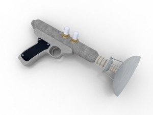 space pistols collection 3D Модель