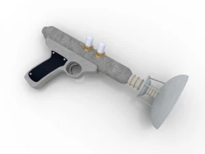 space pistols collection 3D Model