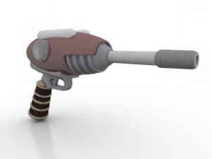 space pistols collection 3D Модель