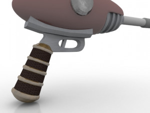 space pistols collection 3D Модель