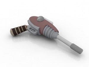 space pistols collection 3D Модель