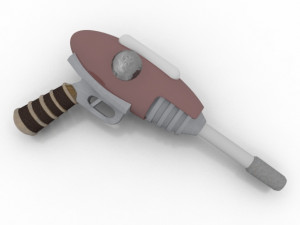 space pistols collection 3D Модель