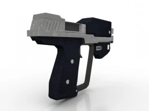 space pistols collection 3D Model