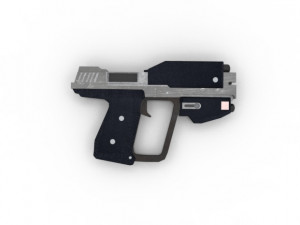 space pistols collection 3D Модель
