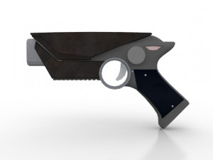 space pistols collection 3D Модель