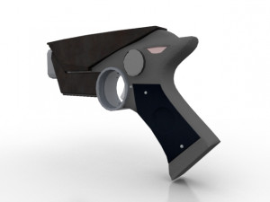 space pistols collection 3D Модель