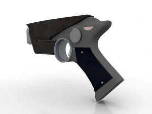 space pistols collection 3D Model