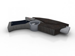 space pistols collection 3D Модель