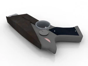 space pistols collection 3D Model