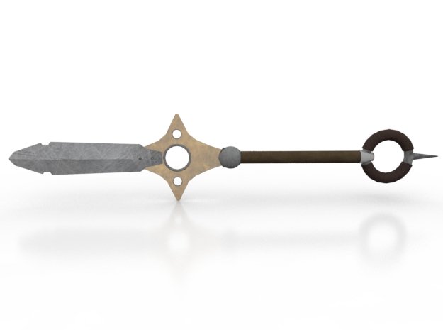 king spear 3D Модель .c4d .max .obj .3ds .fbx .stl .blend 