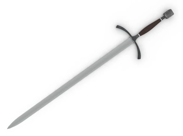 magic sword 3D Model .c4d .max .obj .3ds .fbx .stl .blend 