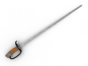 simple sword 3D Model