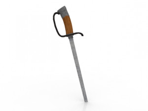 simple sword 3D Model