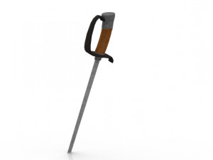 simple sword 3D Model
