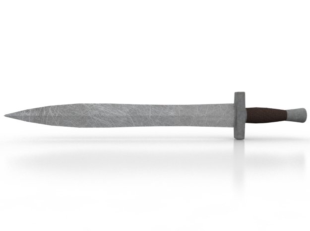 short sword 3D Модель .c4d .max .obj .3ds .fbx .stl .blend 