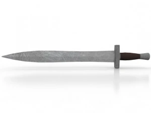 short sword 3D Model