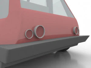 cartoon car 3D Model