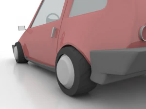 cartoon car 3D Model