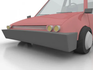 cartoon car 3D Model