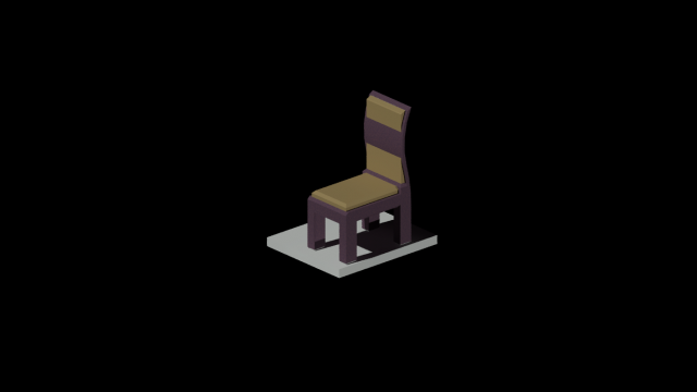 chair 3D Model .c4d .max .obj .3ds .fbx .stl .blend 