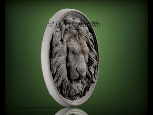 lion decor 3d relief for vectric and artcam applications 3D Model