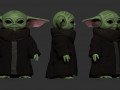 Baby Yoda 3D Model