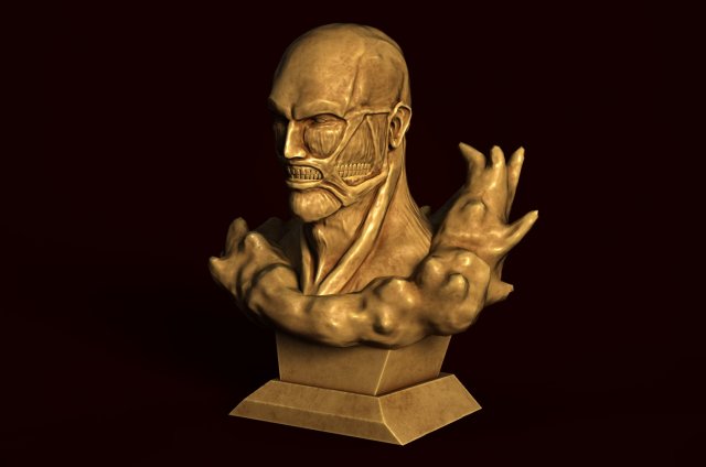 colossal titan 3Dモデル .c4d .max .obj .3ds .fbx .stl .blend 