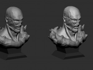 colossal titan 3Dモデル