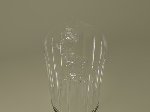 glass and water drop 3Dモデル