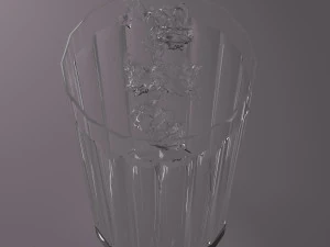 glass and water drop 3D Model