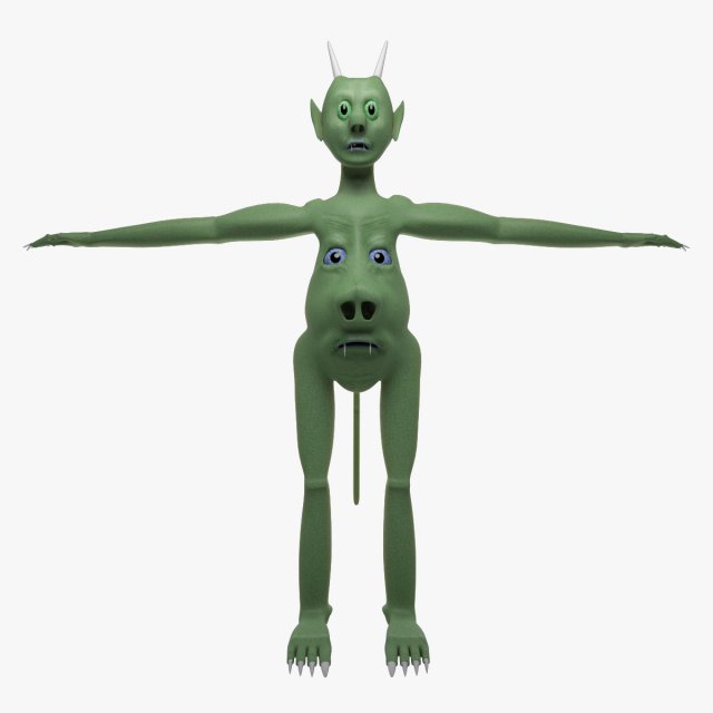 devil 3D Model .c4d .max .obj .3ds .fbx .stl .blend 