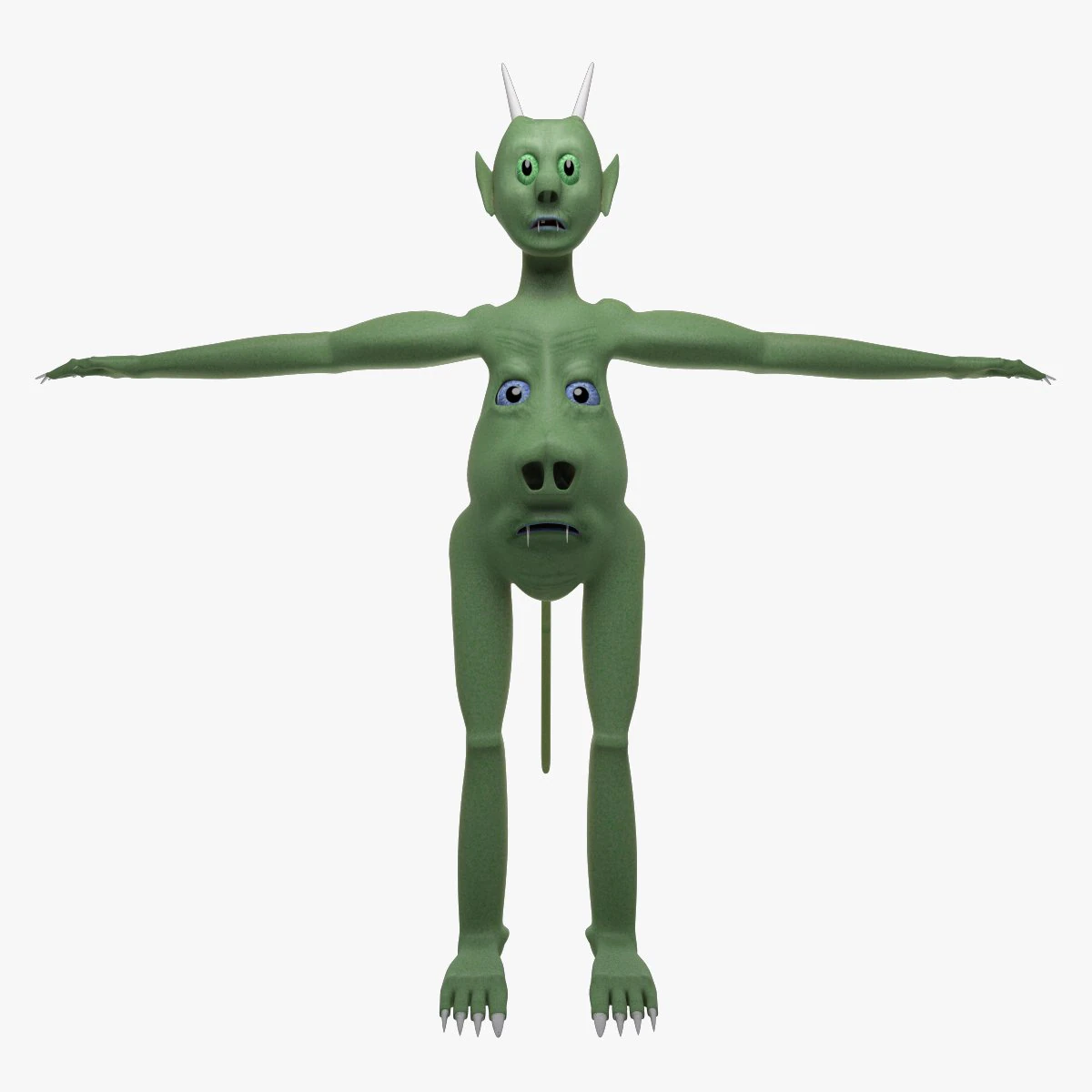 diabo Modelo 3D .c4d .max .obj .3ds .fbx .stl .blend 