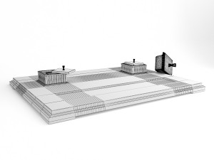 writing set 3D Model