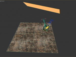 box with light bulbs 3D Model