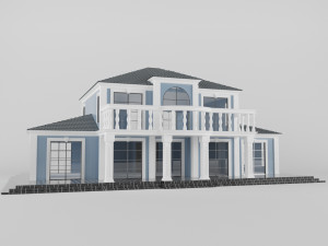 villa01 3D मॉडल