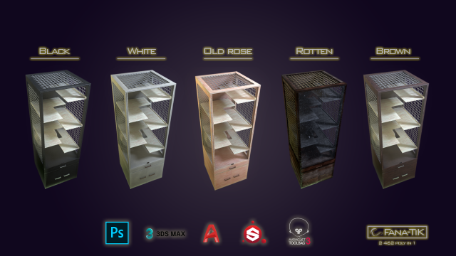 showcase for rodents Modelo 3D .c4d .max .obj .3ds .fbx .stl .blend 